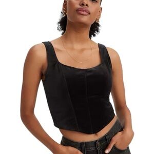 Levi's Black Sleeveless Blouse